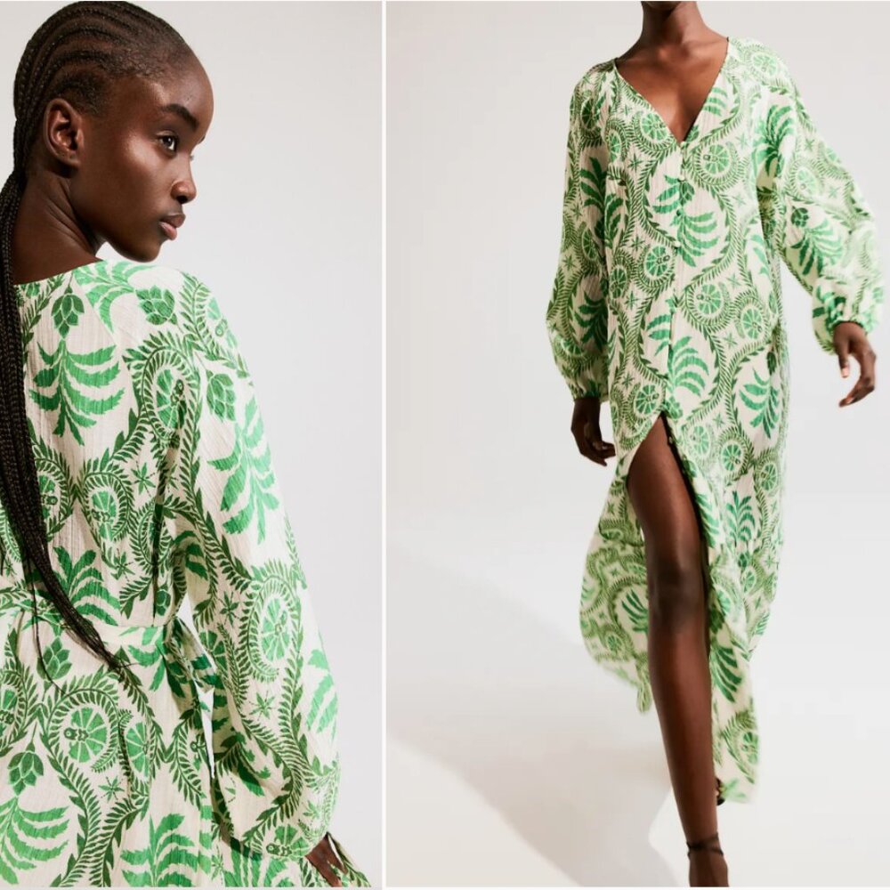 Brand New In Original Packaging H&M Tie-belt Crepe Dress